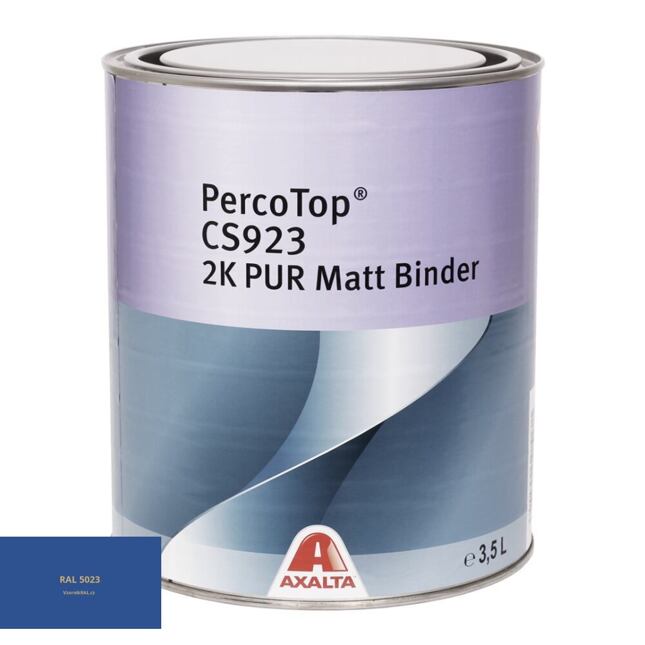 Matná polyuretanová 2K barva Axalta PercoTop MATT RAL 5023