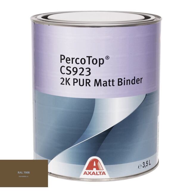 Matná polyuretanová 2K barva Axalta PercoTop MATT RAL 7008