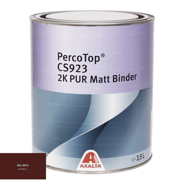 Matná polyuretanová 2K barva Axalta PercoTop MATT RAL 8015