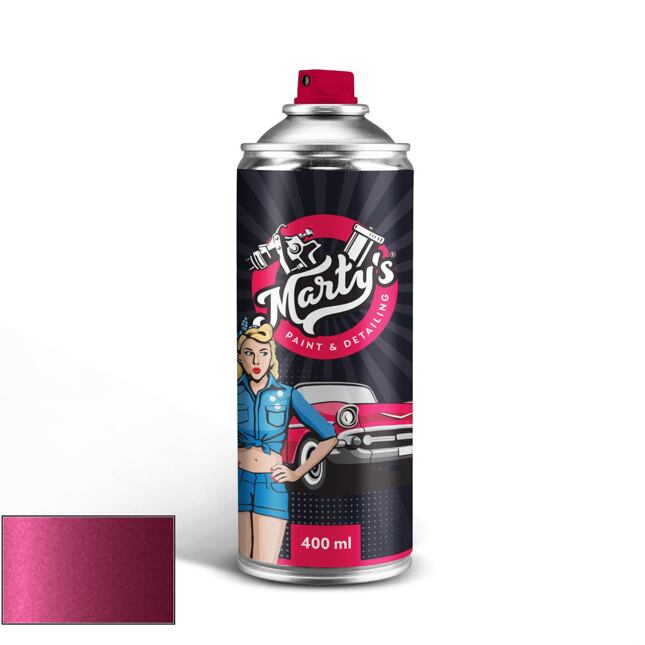 Barva ve spreji Porsche 82K Pink Red