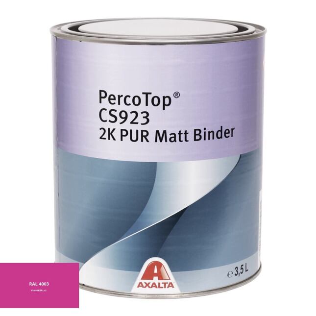 Matná polyuretanová 2K barva Axalta PercoTop MATT RAL 4003