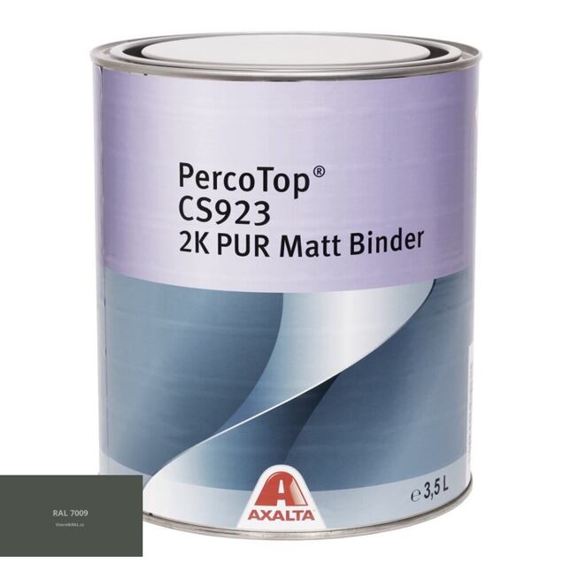 Matná polyuretanová 2K barva Axalta PercoTop MATT RAL 7009