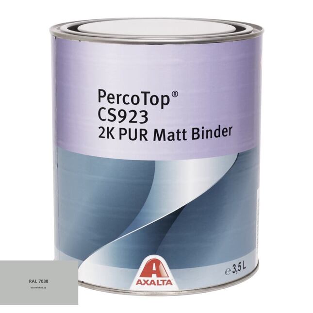 Matná polyuretanová 2K barva Axalta PercoTop MATT RAL 7038