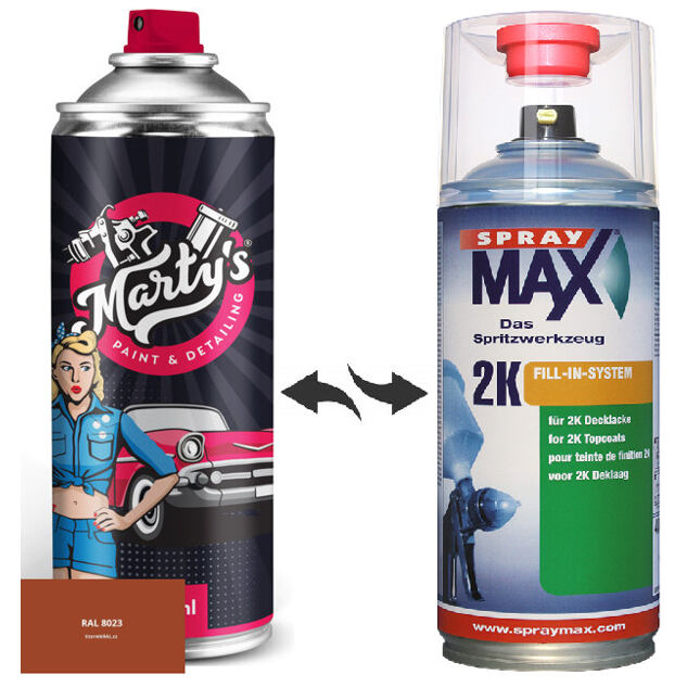 Barva ve spreji RAL 8023