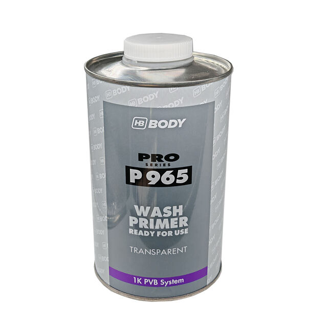 HB Body Wash Primer P965 - transparentní, jednosložkový základ na lehké kovy 1l/bal