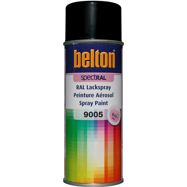 Belton Barva ve spreji RAL 9005 400ml ČERNÁ