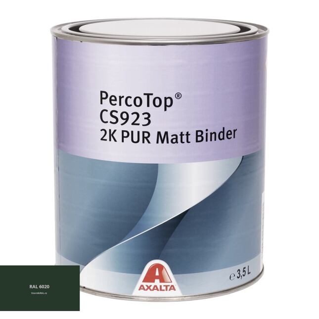 Matná polyuretanová 2K barva Axalta PercoTop MATT RAL 6020