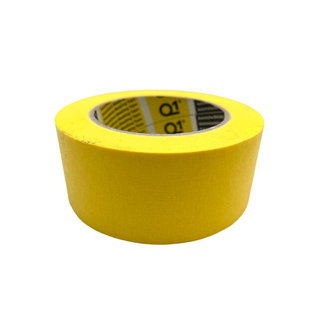 Q1 Bandă de mascare Premium 48mm x 50m 110°C Galben