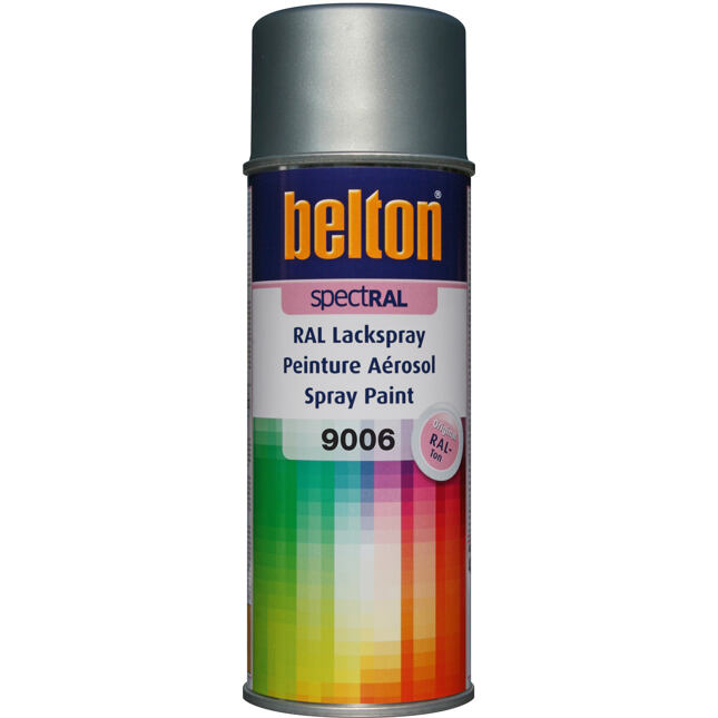 Belton Barva ve spreji RAL 9006 400ml BÍLÝ HLINÍK