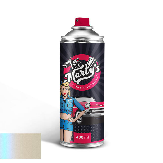 Motolak ve spreji Triumph NI PEARL WHITE 2ks/bal