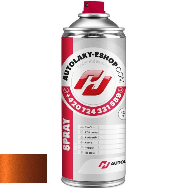 Barva na auto ve spreji Fiat 417C PAPRIKA ORANGE