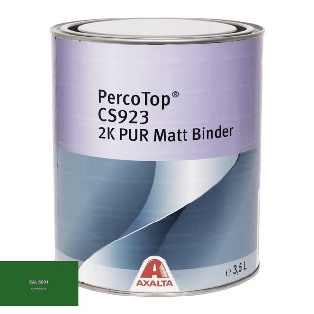 Matná polyuretanová 2K barva Axalta PercoTop MATT RAL 6001