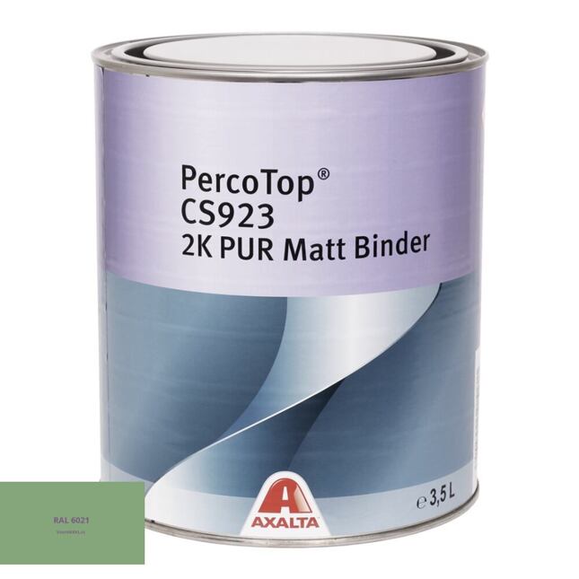 Matná polyuretanová 2K barva Axalta PercoTop MATT RAL 6021