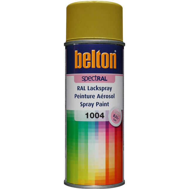 Belton Barva ve spreji RAL 1004 400ml ZLATOŽLUTÁ