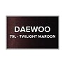 Barva ve spreji Daewoo 79L Twilight Maroon