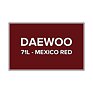 Barva ve spreji Daewoo Mexico Red
